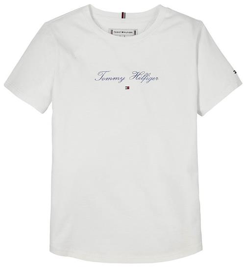 Tommy Hilfiger T-shirt - Script Slim - Hvid