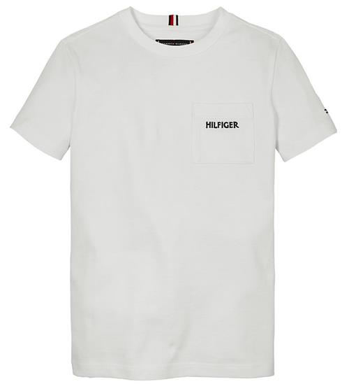Tommy Hilfiger T-shirt - EMB - Hvid