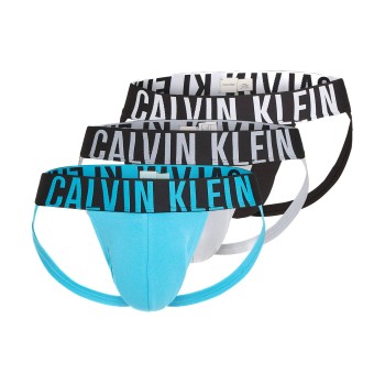 Calvin Klein 3P Intense Power Cotton Jock Strap Flerfarvet-2 bomuld Large Herre