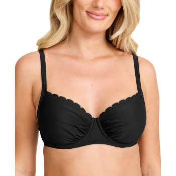 Damella Grace Wavy Bikini Bra Sort F/G 42 Dame