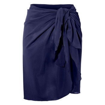 Damella Greta Basic Mesh Sarong Marineblå One Size Dame