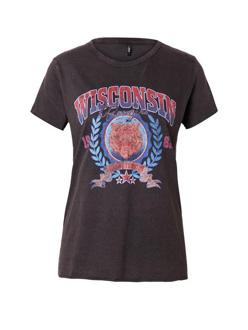 ONLY Shirts  blå / orange / rød / sort