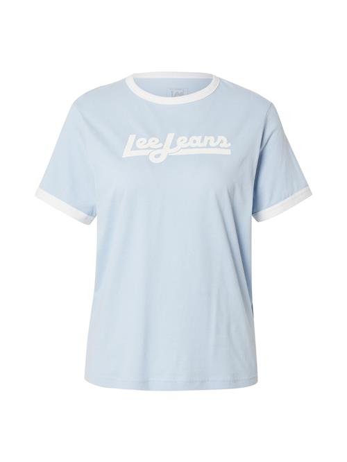 Lee Shirts 'RINGER TEE'  lyseblå / hvid