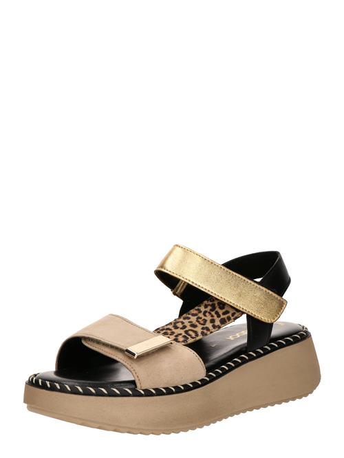 GABOR Sandaler  beige / sort