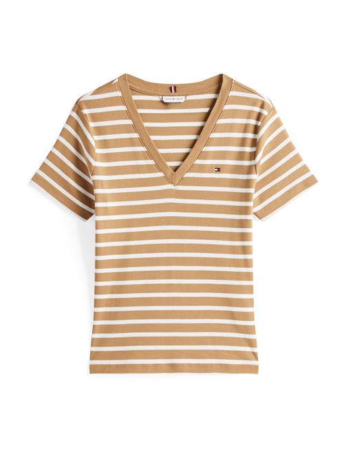 TOMMY HILFIGER Shirts 'CODY'  brun / hvid