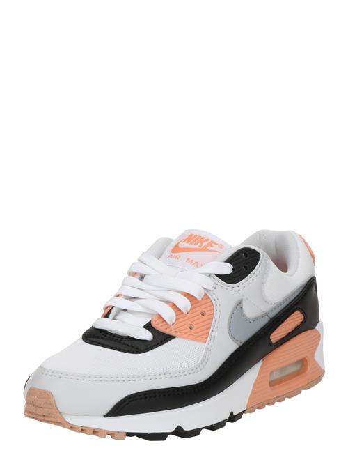 Nike Sportswear Sneaker low 'Air Max 90'  grå / lyseorange / sort / hvid