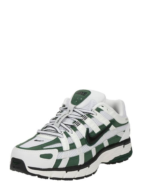 Nike Sportswear Sneaker low 'P-6000'  mørkegrøn / sort / hvid