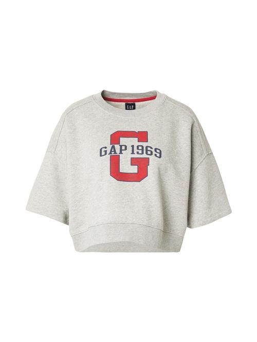 GAP Sweatshirt  mørkeblå / grå-meleret / rød