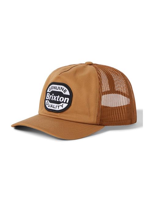 Brixton Hætte 'KEATON'  brun / sort / hvid