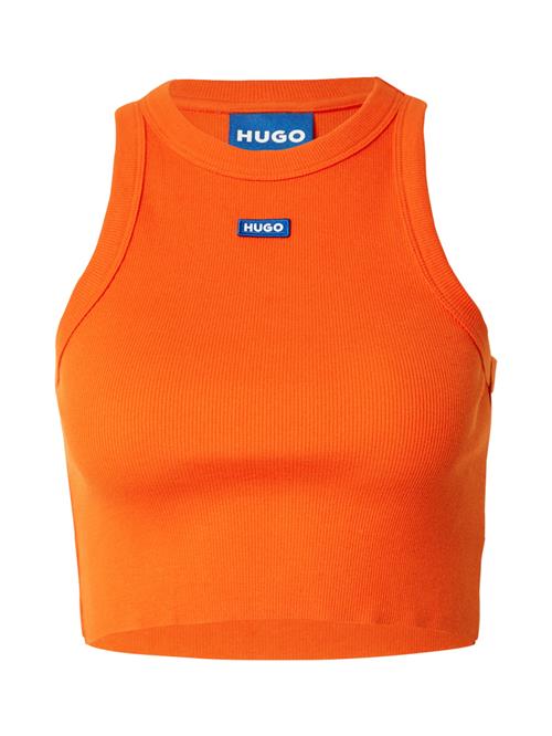 HUGO Overdel  blå / mørkeorange / hvid