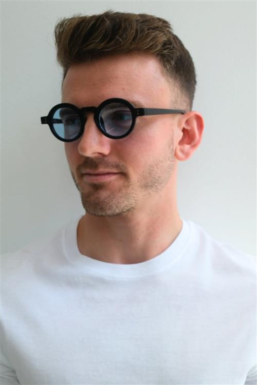 Harry Solbriller - Sort/Blå - TeeShoppen