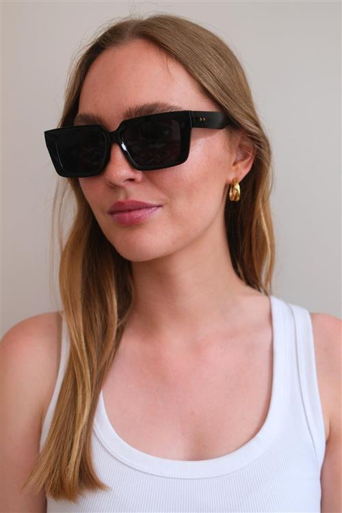 Nala Solbriller - Sort - One-Size - TeeShoppen