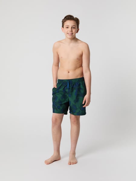 Björn Borg Borg Print Swim Shorts Grøn, 146-152