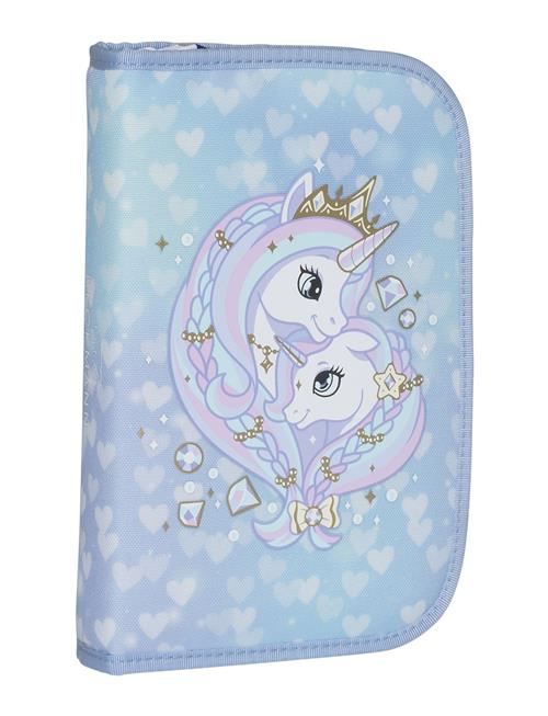 Single Section Pencil Case W/Content - Unicorn Princess Ice Beckmann Norway Blue