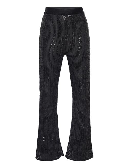 Jersey Flares Sequins Lindex Black