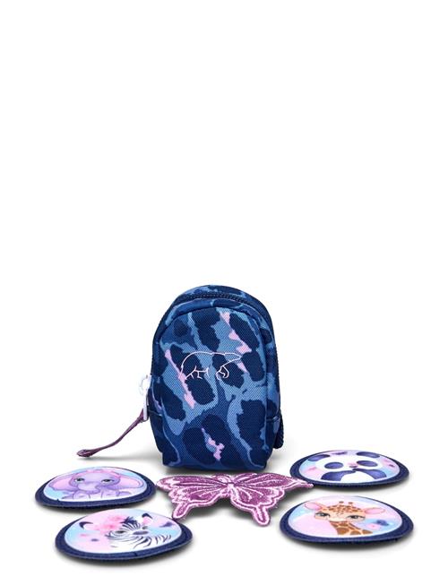 Mini Backpack With Buttons, Cheeta Beckmann Norway Patterned