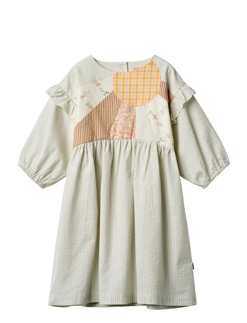 Dress 3/4 Sleeve Gro Wheat Green