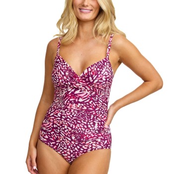 Damella Tara Swimsuit Pattern Rosa Mønster  48 Dame