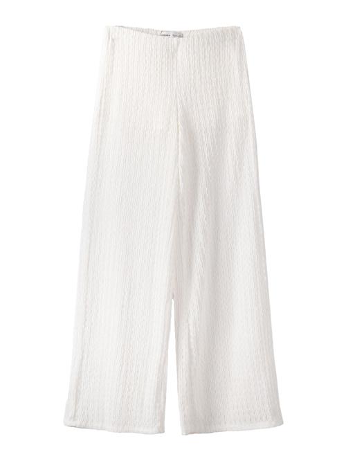Bershka Bukser  offwhite