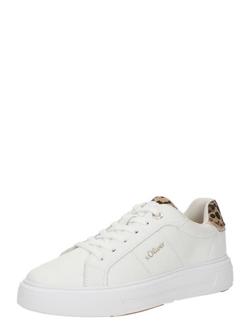 s.Oliver Sneaker low  guld / hvid