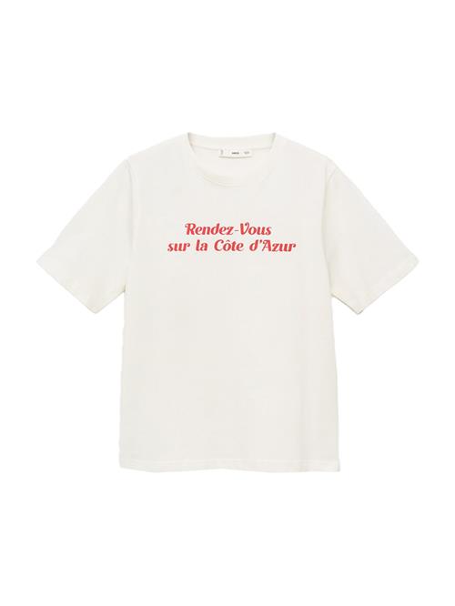 MANGO Shirts 'RIN'  rød / offwhite