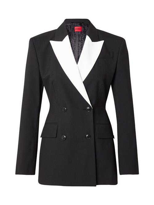 HUGO Blazer 'Azuna'  sort / hvid
