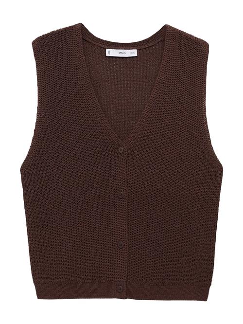 MANGO Vest 'PALOMA'  kastaniebrun