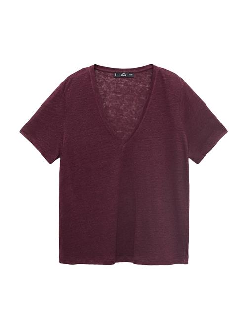 MANGO Shirts 'LINITO'  bordeaux