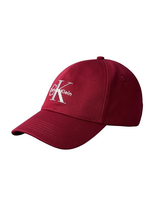 Calvin Klein Hætte  rubinrød / hvid
