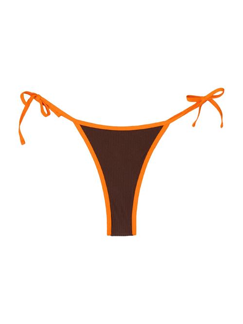 Bershka Bikinitrusse  brun / orange