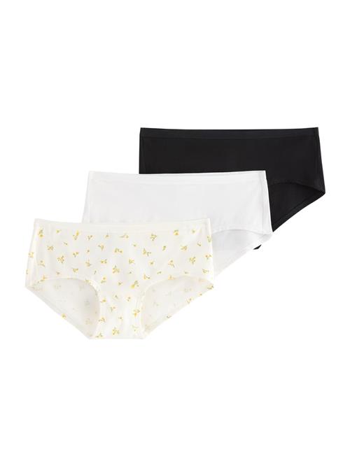 Lindex Panty 'Carin'  gul / grøn / sort / offwhite
