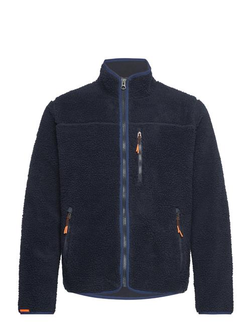 Outdoor Full Zip Fleece Superdry Sport Navy