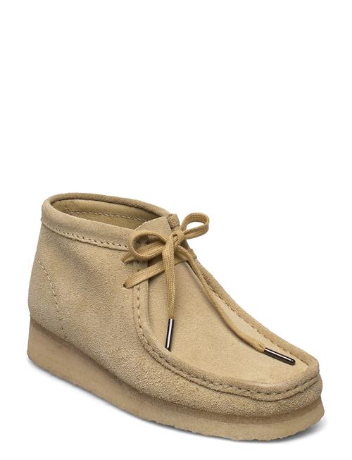 Wallabee Boot. D Clarks Originals Beige