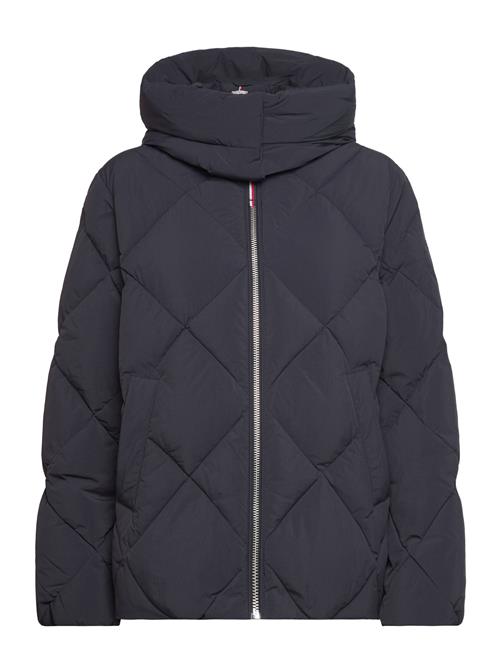 Hw Down Diamond Baffle Jacket Tommy Hilfiger Navy