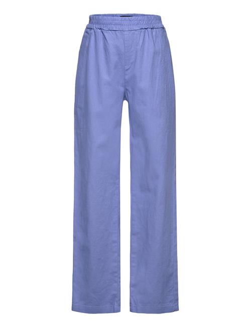 Nlfhill Linen Reg Pant LMTD Blue