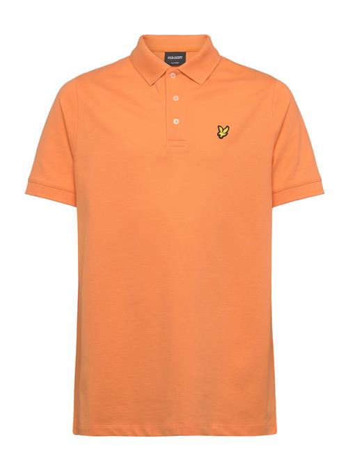 Plain Polo Shirt Lyle & Scott Orange