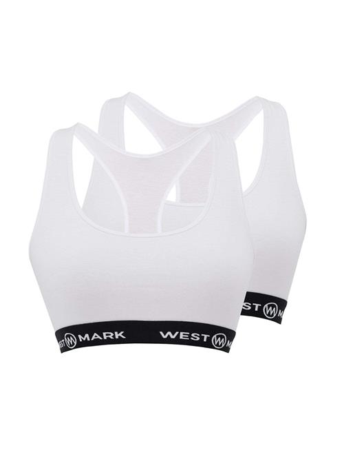 WESTMARK LONDON Sports-BH  sort / hvid