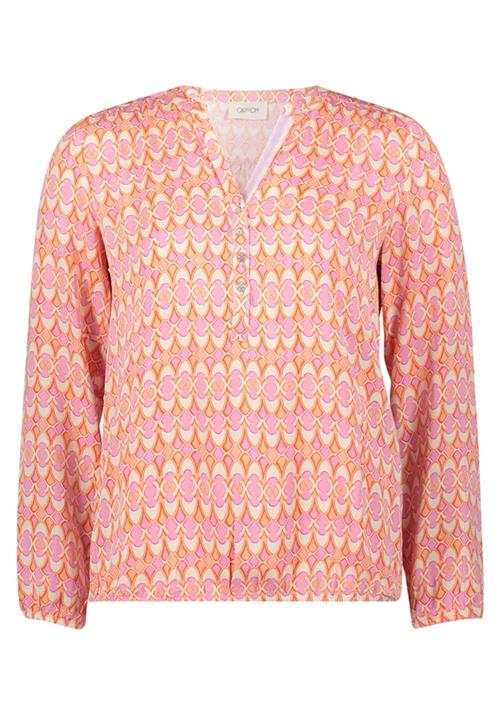 Cartoon Bluse  lysebeige / lyseorange / mørkeorange / lys pink