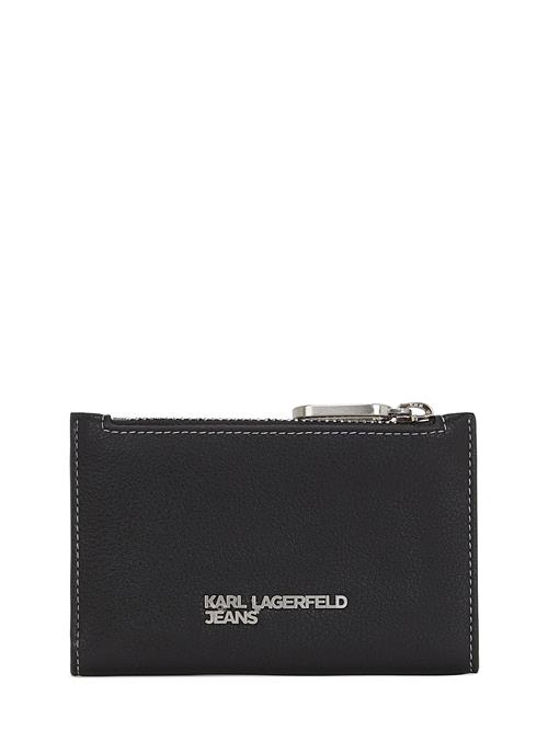 KARL LAGERFELD JEANS Tegnebog  sort / sølv