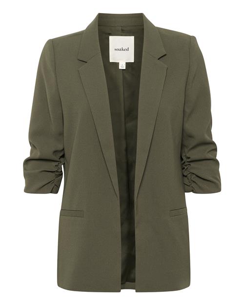 SOAKED IN LUXURY Blazer 'Shirley'  oliven