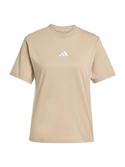 ADIDAS SPORTSWEAR Funktionsbluse 'Essentials'  beige / hvid