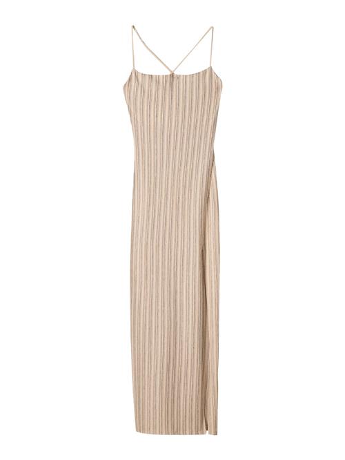Bershka Sommerkjole  beige / lysebeige / brun