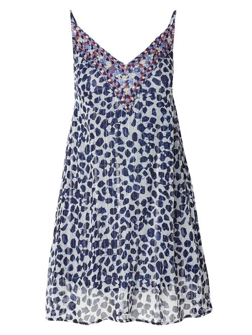 KOROSHI Sommerkjole  blå / navy / pastelblå / burgunder