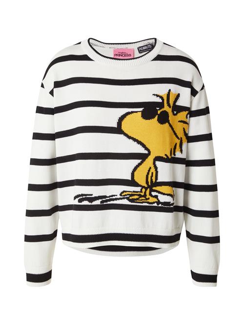 PRINCESS GOES HOLLYWOOD Pullover 'Woodstock'  gul / sort / hvid