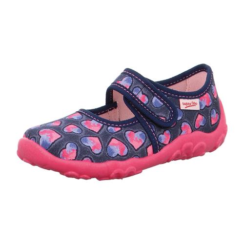 SUPERFIT Hjemmesko 'Bonny'  blå / navy / fuchsia