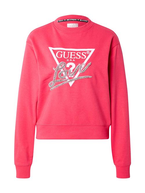 GUESS Sweatshirt  rød / offwhite
