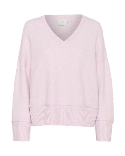Kaffe Pullover  lilla-meleret