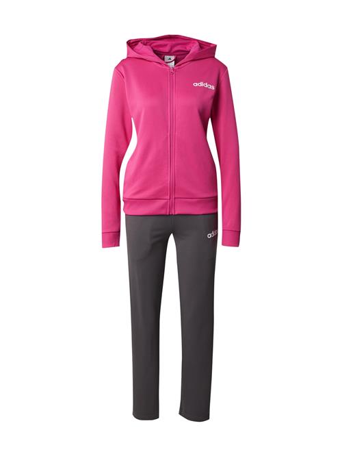 ADIDAS SPORTSWEAR Træningsdragt 'Essentials'  grafit / pink