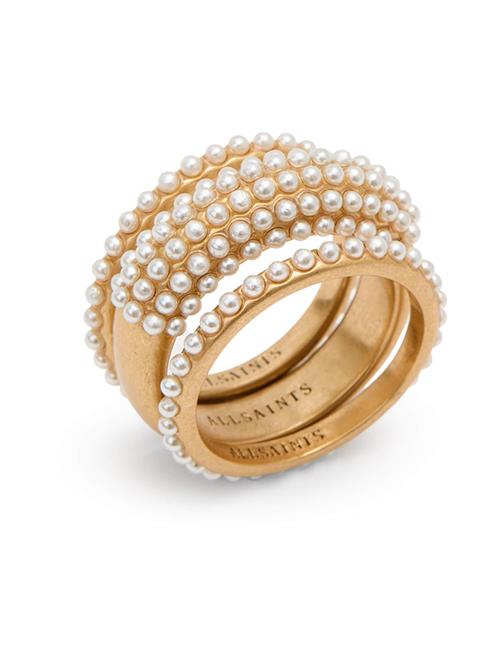 AllSaints Ring  guld / perlehvid