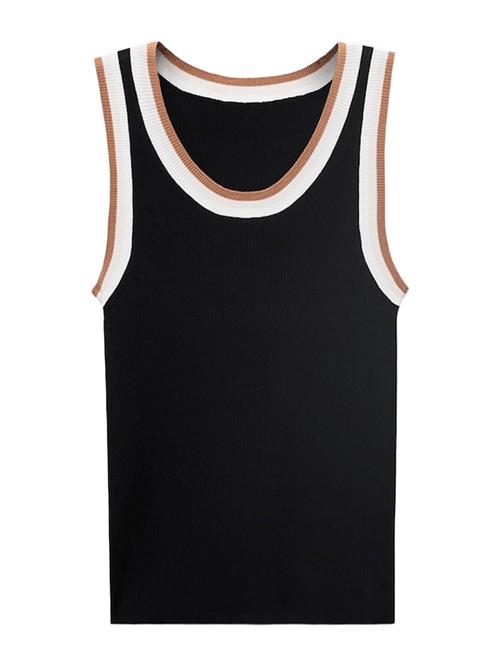 MANGO Sticktop 'CROCHI'  brun / sort / hvid